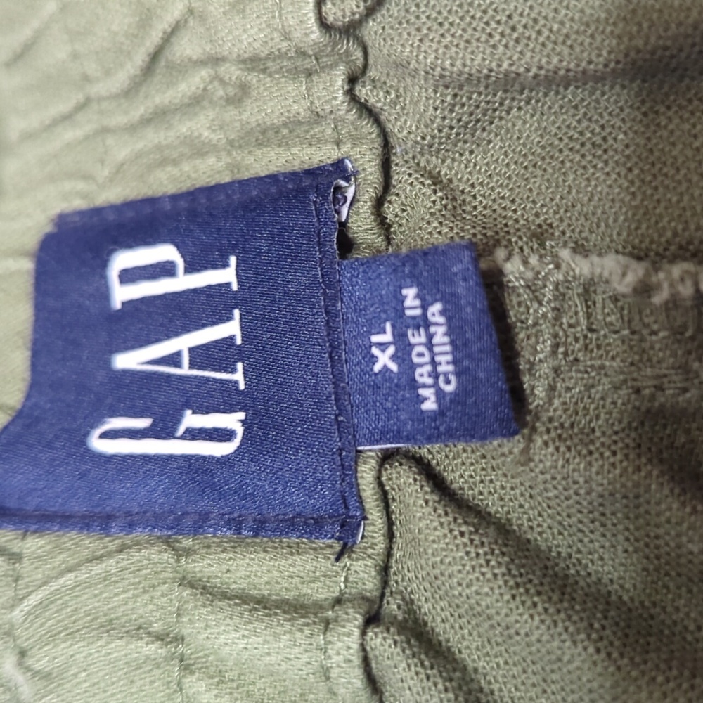 Gap Women's Olive Green Twill Joggers Size XL NWT MSRP $49.99 - Picture 5 of 6